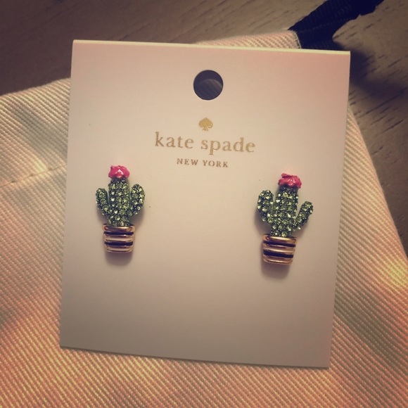 kate spade Jewelry - NWT Kate Spade cactus studs